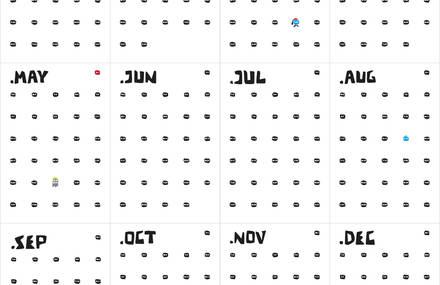 Calendar « Design Invaders »