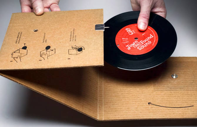 Cardboard Record Player