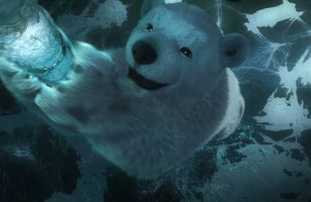 3 ours en hiver