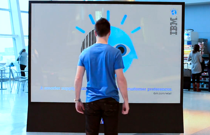 Color Sensitive Interactive Billboard