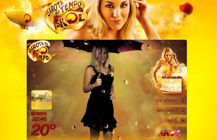 Skol Weather Girl