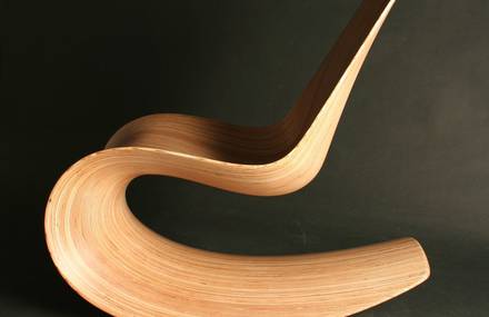 Breeze Wooden Rocking Chair