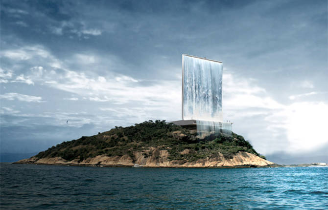 Solar Waterfall