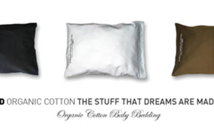 Organic cotton baby bedding