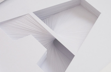 Letter Paper Sculpture