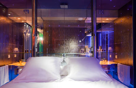 Levitating beds at Hotel Seven Paris