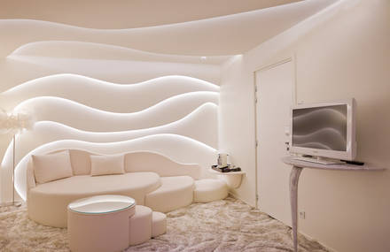 Levitating beds at Hotel Seven Paris