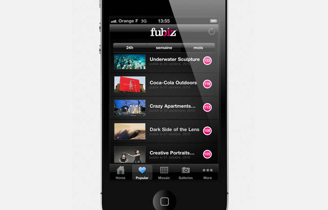 Fubiz for iPhone