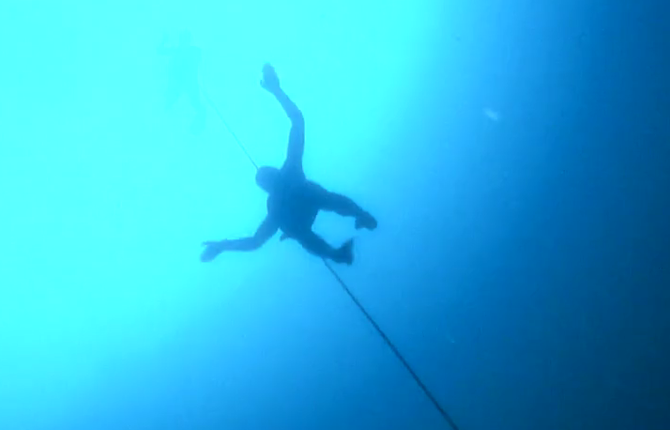 Hectometer Freedive