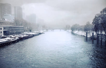 Paris sous la neige
