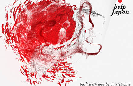 Generative artworks for Japan by Overtype