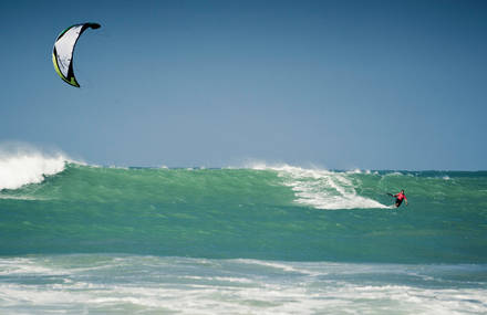 Kitesurfing at The Western Sahara