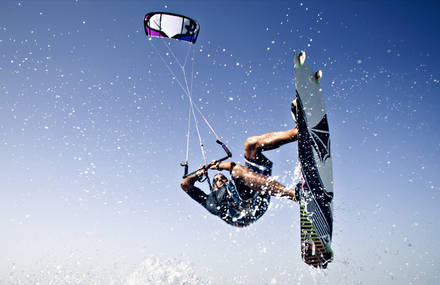 Kitesurfing at The Western Sahara