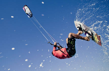Kitesurfing at The Western Sahara