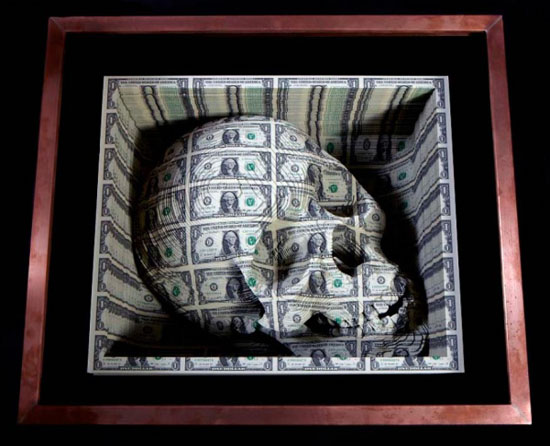 scott-campbell-noblesse-oblige-sculpture-paper-money-art