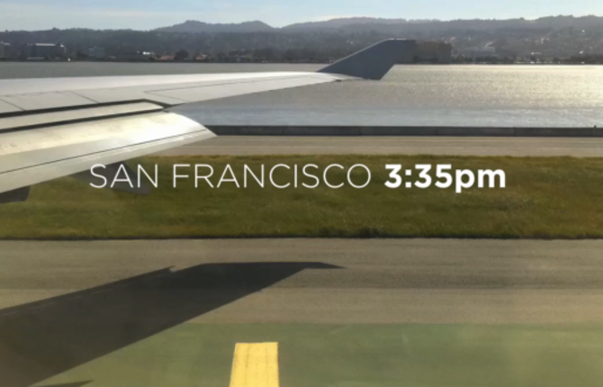 SF to Paris in Two Minutes