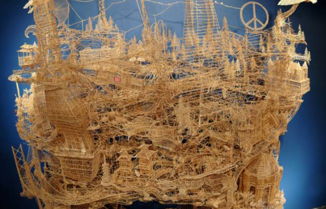 Toothpick Sculpture