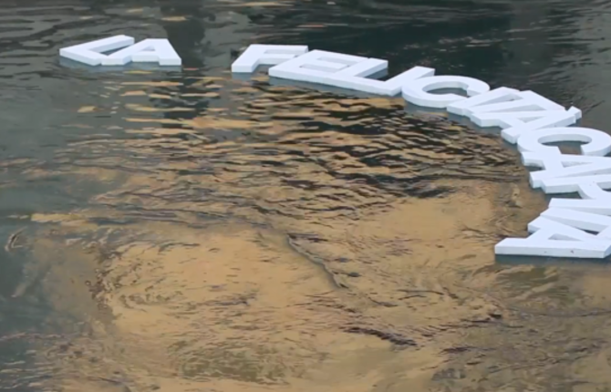 Write on the water