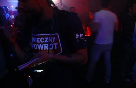 Graphic tee trends at Puma Social Night club