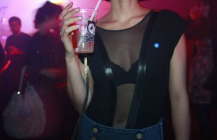 Graphic tee trends at Puma Social Night club