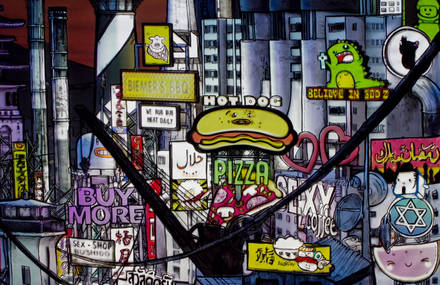 Cityscape 2095 by Mandril & Legoman
