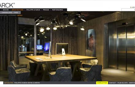Un nouveau site pour Philippe Starck – by ultranoir