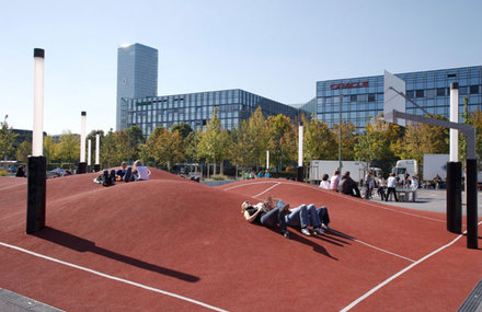 3D Styled Basketball Court