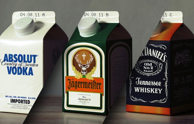 Alcohol Milk Packaging