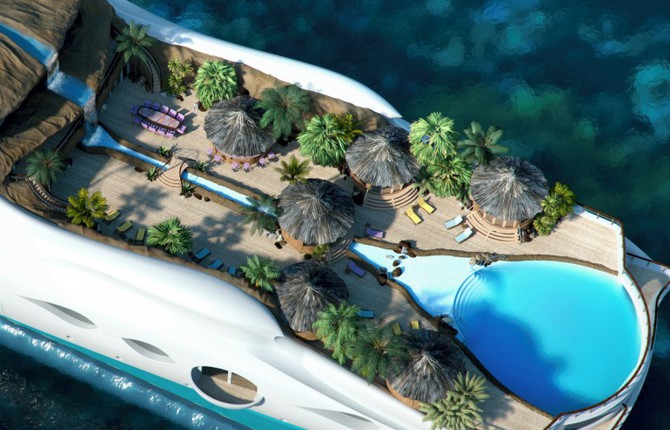 Tropical Island Yacht