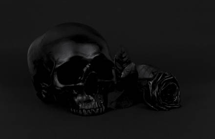 BLACK SKULL by Kenyon Manchego