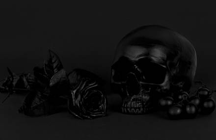 BLACK SKULL by Kenyon Manchego
