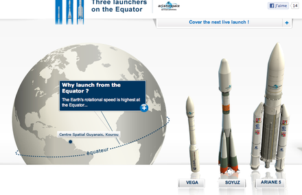 Arianespace : trois lanceurs sur l’équateur.
