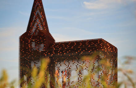 Transparent Steel Church