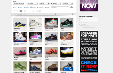 Sneakers – Website
