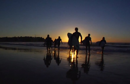 Neon Night Surfing