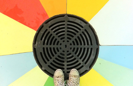 Colorful Car Park