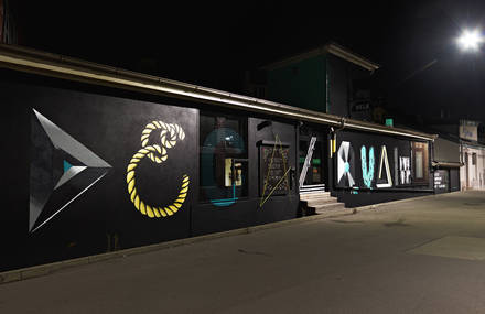 Fresque murale à Montreux