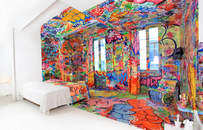 Half Graffiti Room