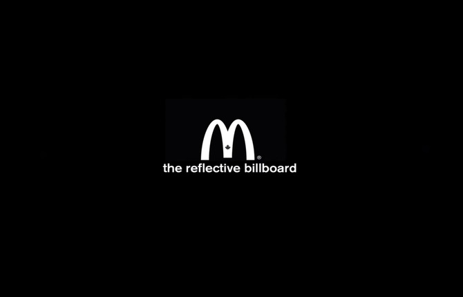 McDonald’s Reflective Billboard