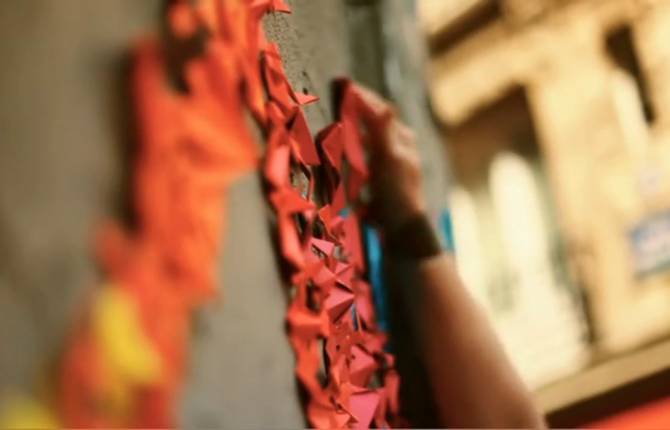 Origami Street Art