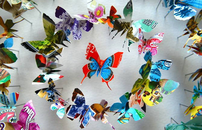 Paper Butterfly Art