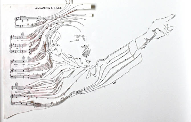 Sheet Music Collages