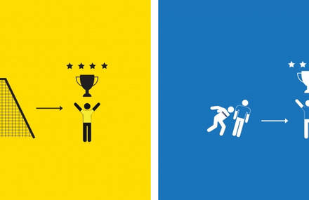 Minimalist World Cup Posters