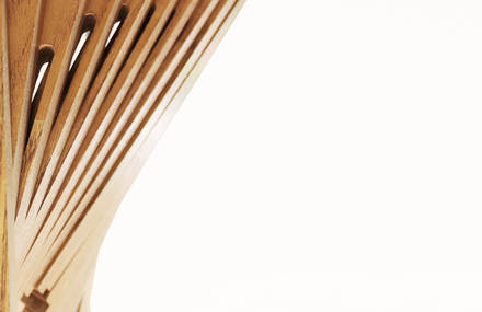 Rising side table by Robert van Embricqs