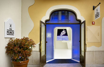 Out of nowhere! MiniMunich shoe store Barcelona by deardesign