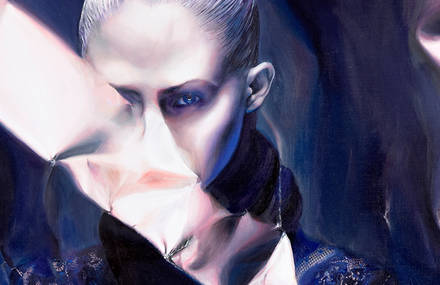 « Trash » paintings by Stefania Fersini