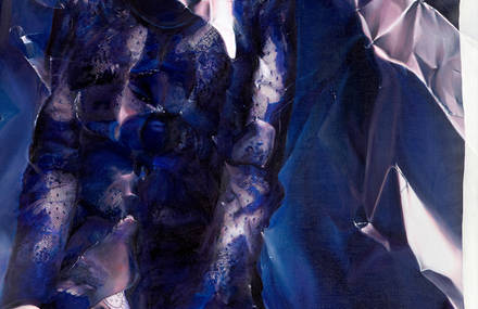 « Trash » paintings by Stefania Fersini