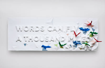 Words Can Fly a Thousand Miles