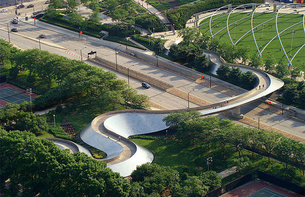 Bridge in Millennium Park