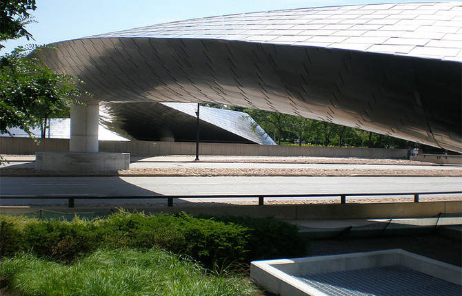 Bridge in Millennium Park